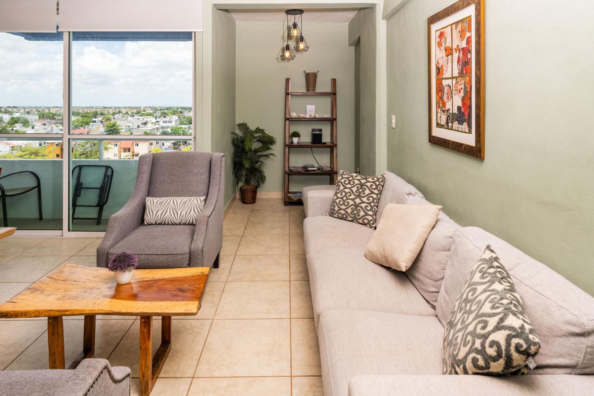 Unico Y Agradable Dto En Zona Centro Para 6 Pax Cancún Exterior foto